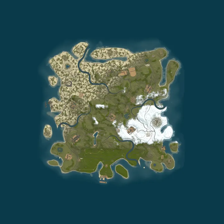 Map of Pine Hosting - Rust Server