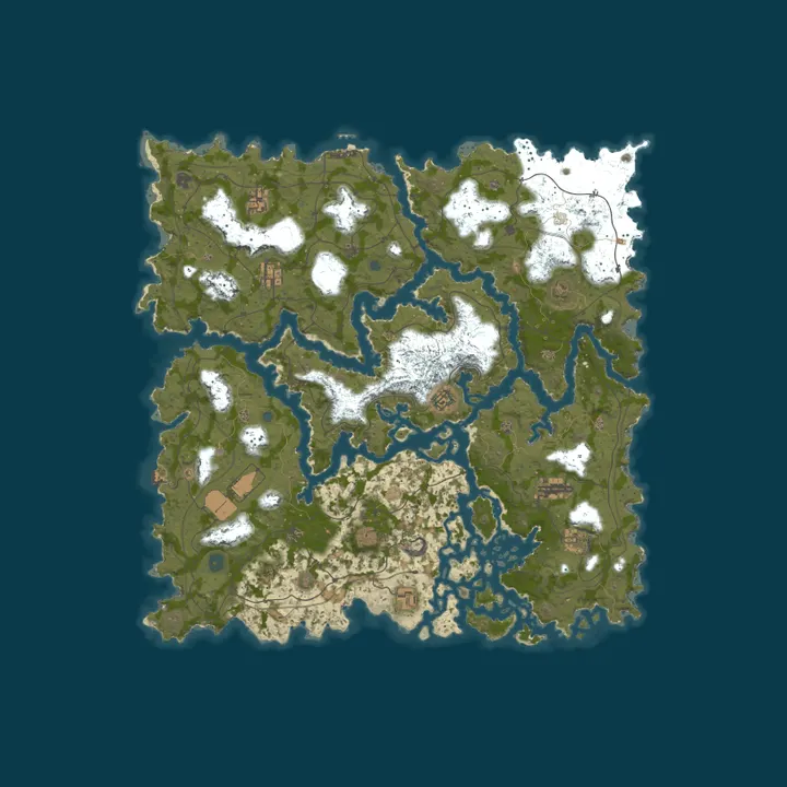 Map of [EU] LUSITANIA RUST - RPG | PVE+ | PVP