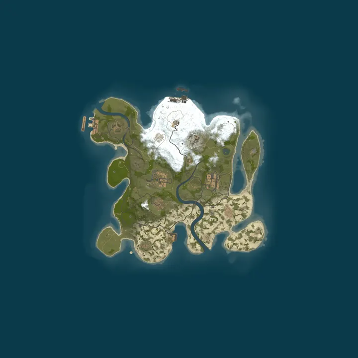 Map of Pine Hosting - Rust Server