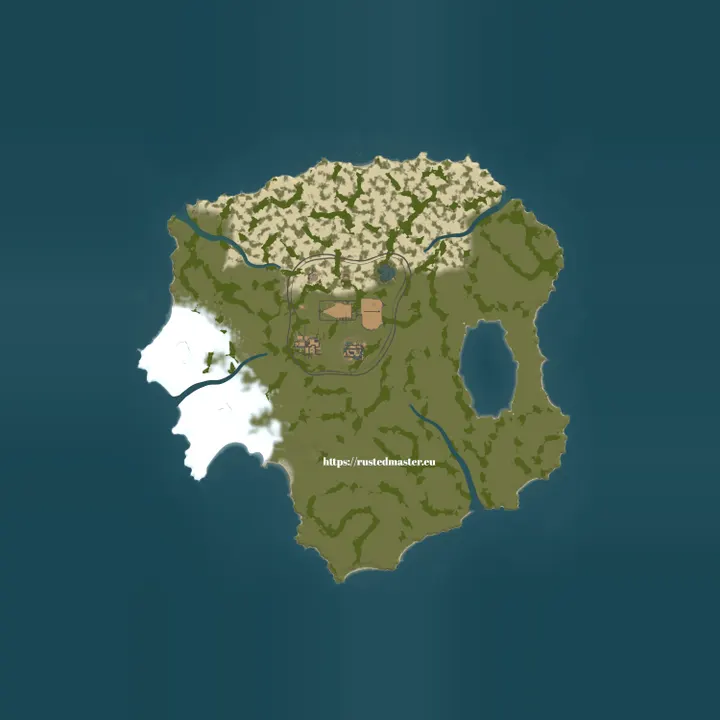 Map of Builder's Land Creative Building Sandbox | rustedmaster.eu