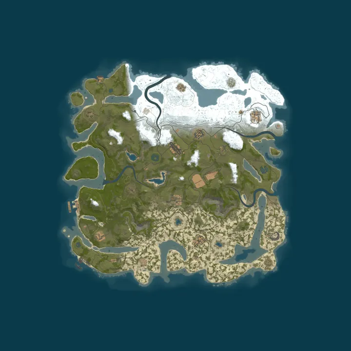 Map of Rusty Goats | Vanilla+ | Solo/Duo/Trio | Monthly