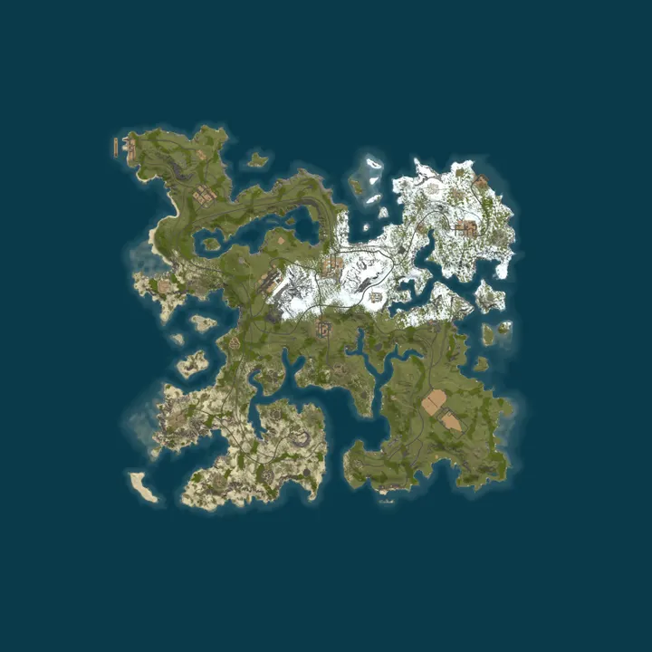 Map of MegaRust 10x PVE [PURGE|Sky+WaterBases|SkillTree|NoStability]