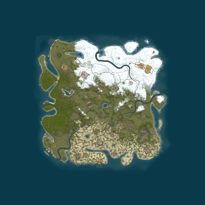 Map of The Meat Grinder PvE/PvP