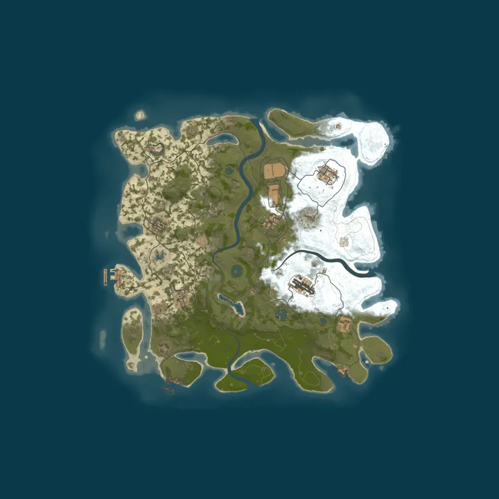 Map of Randum Rust 2x PvP Max5|Stats|Quests|Skills|QOL