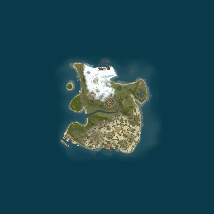 Map of Rusty's Server
