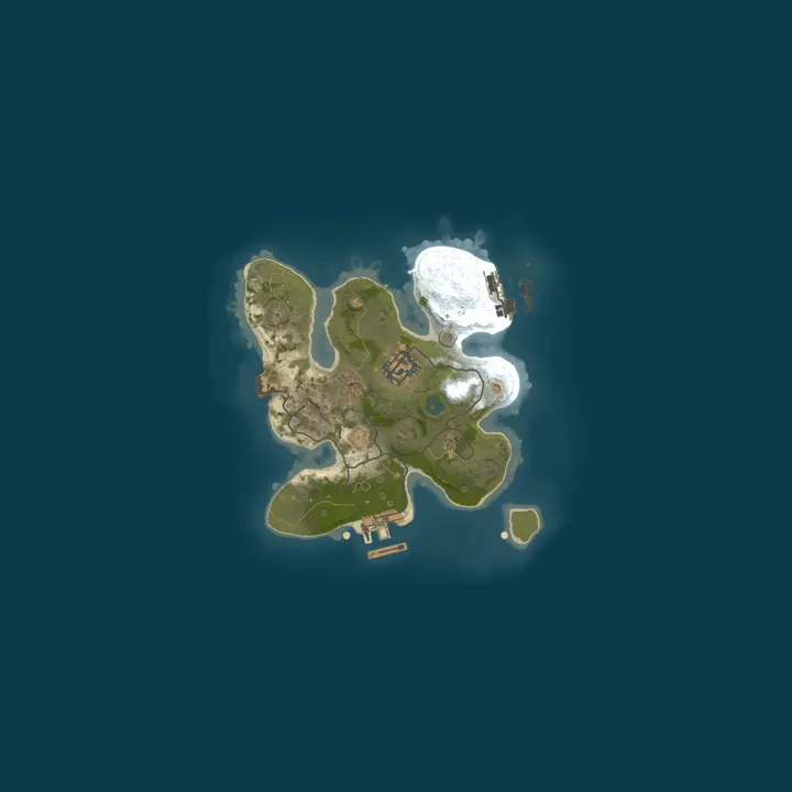 Map of Pine Hosting - Rust Server