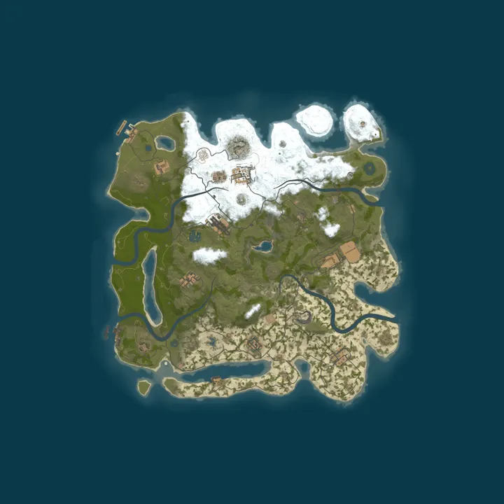 Map of East Coast Super Chill - Solo Duo Trio. No Decay