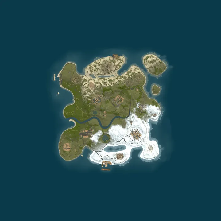 Map of Baby's First Rust Server