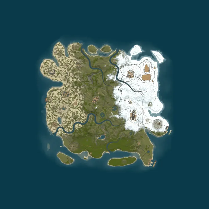 Map of J2 Servers Pure Vanilla