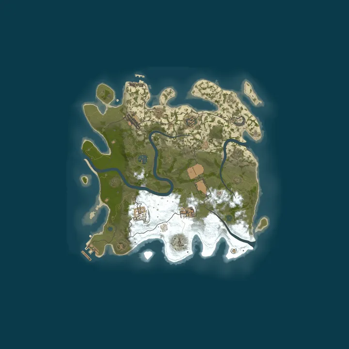 Map of FAJ Rust Server