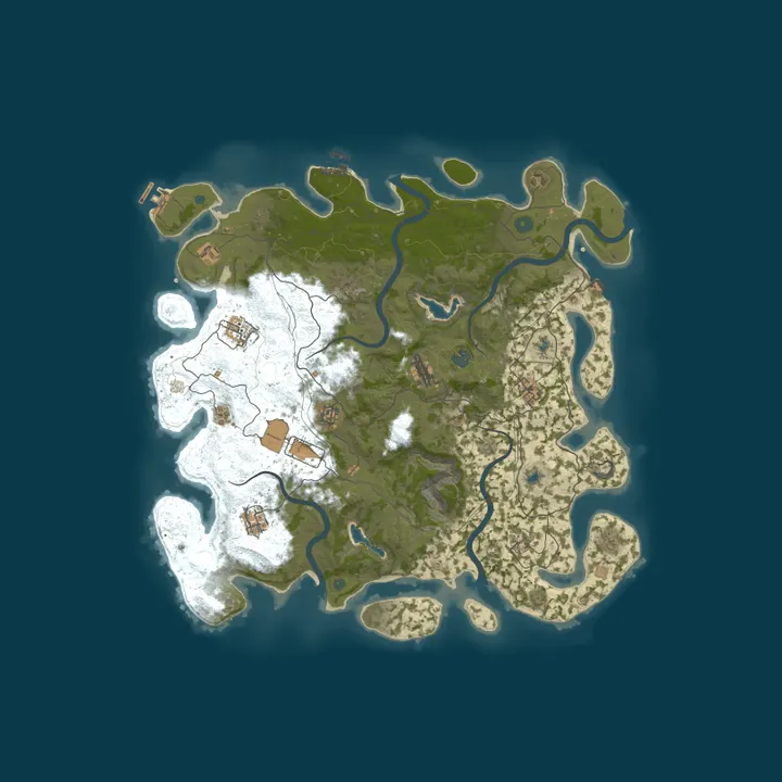 Map of True Vanilla