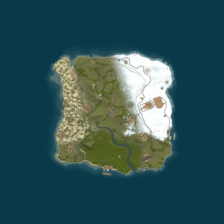 Map of My Untitled Rust Server