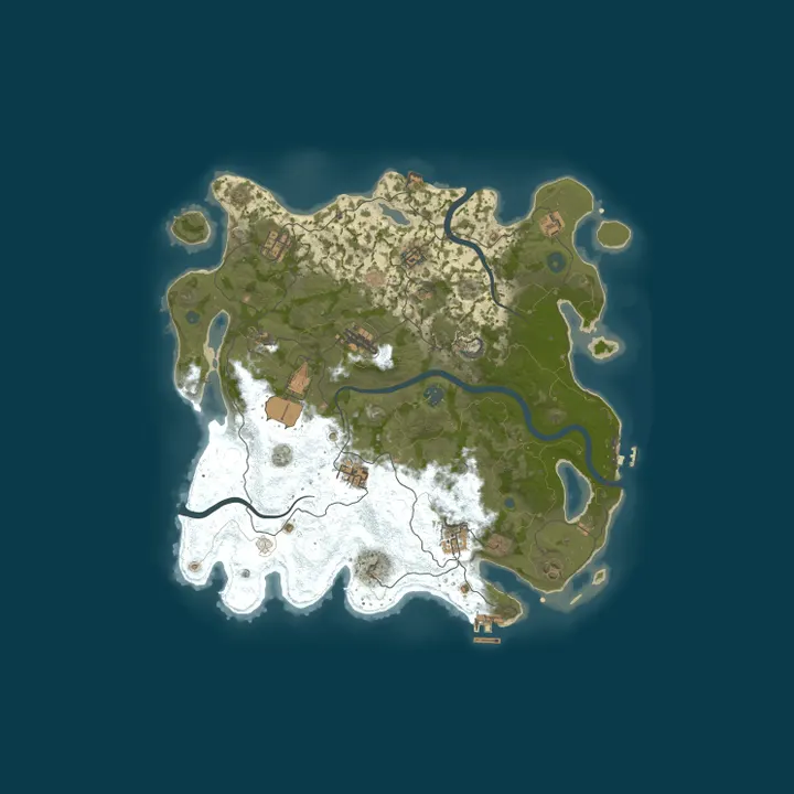 Map of Rust Reborn SOLO/DUO | Vanilla | FULL WIPE 29/09