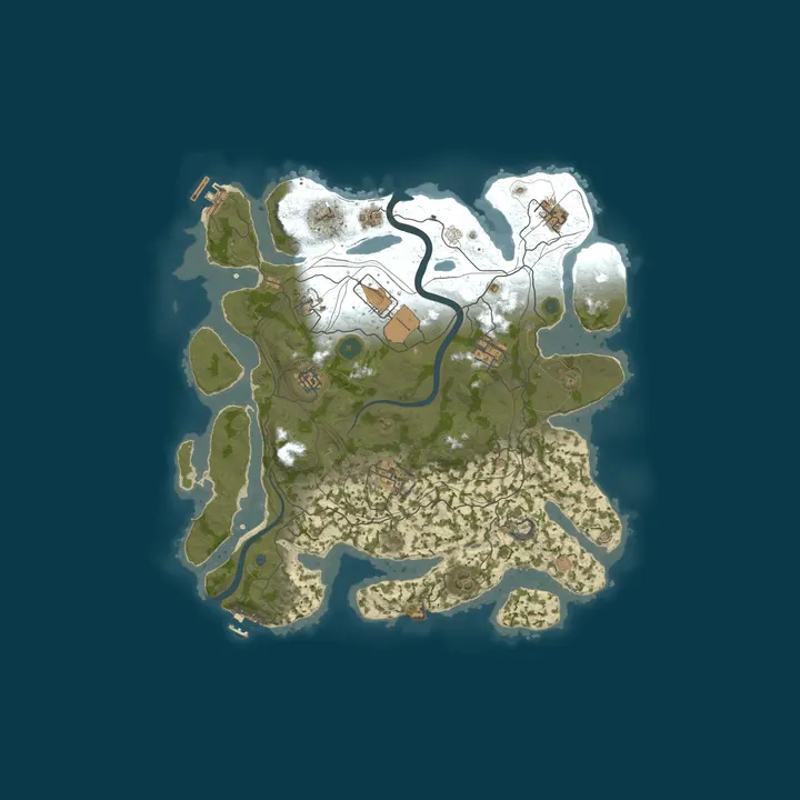 Map of SAKURA RUST MAIN 2X