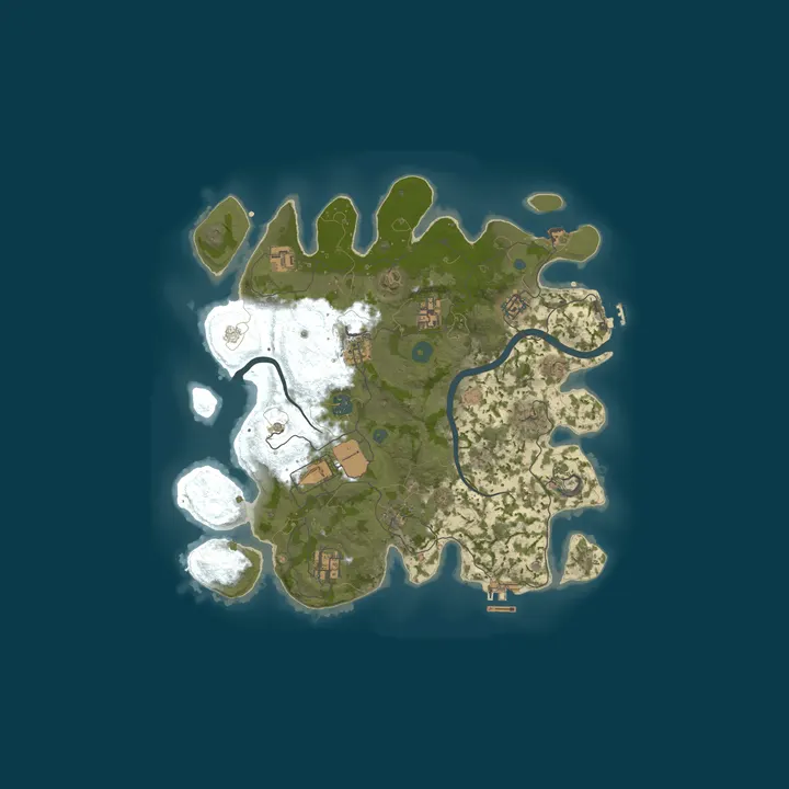 Map of Maxi Rust Server