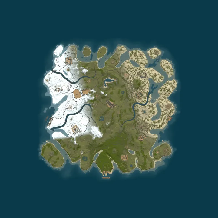 Map of MONDAY x2 | GGRust #2 | Для новичков 2x