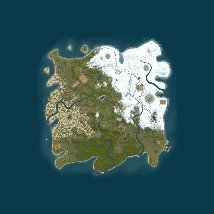 Map of ★ RUSTOMANIA ★ [X2 | АНТИЧИТ | СКИНЫ | A4TECH]