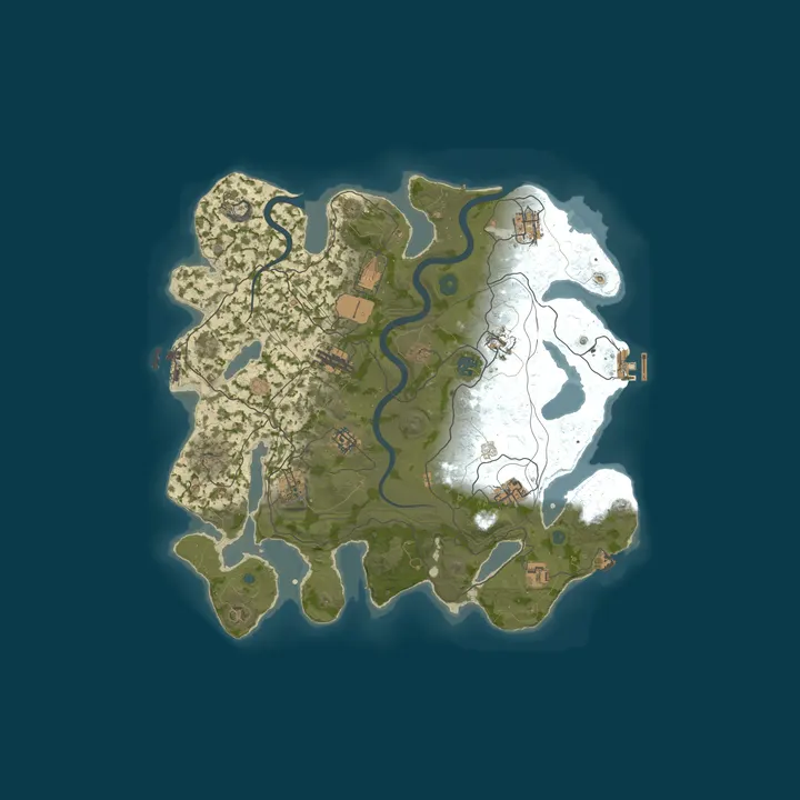 Map of СЛАБЫЙ | VANILLA 2x | ДЛЯ НОВИЧКОВ 04.10