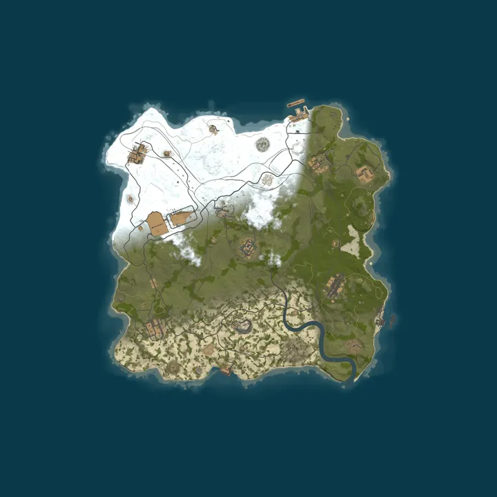 Map of WARBANDITS.GG BR 2X |Solo/Duo/Trio|X2 JUST FULLWIPED