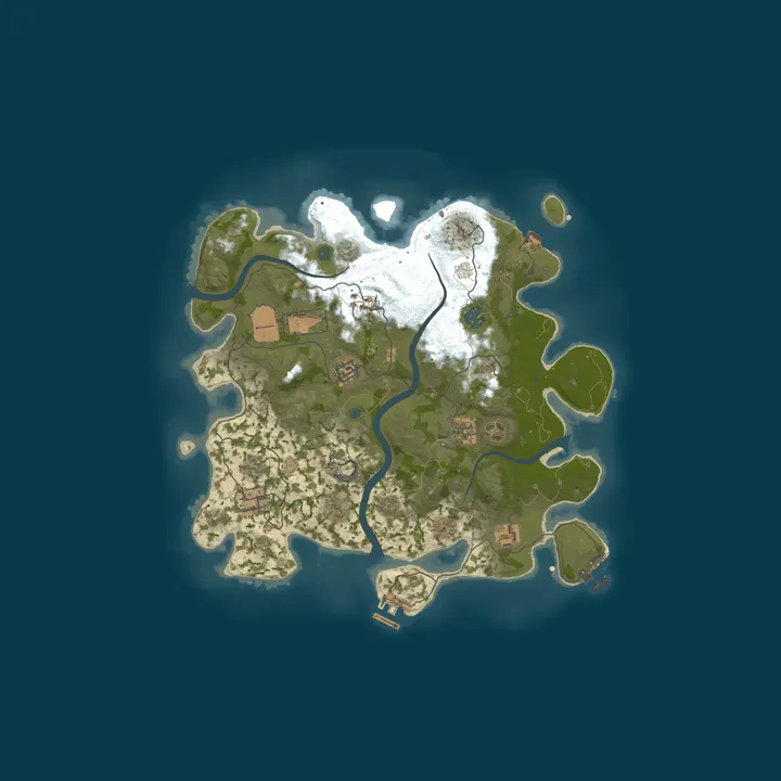 Map of Omega Rust PVE Events