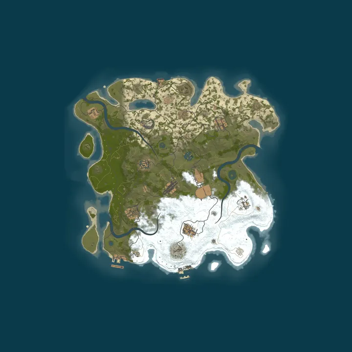 Map of Coastal Rust Modded PVX [Toronto - East Coast]