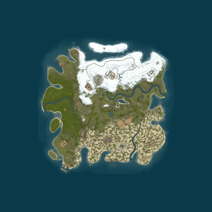 Map of VANTAGE - SOLO ONLY - 2X - 50% UPKEEP