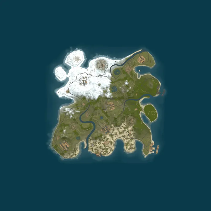 Map of Mi Servidor Privado Rust