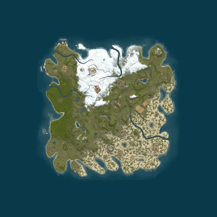 Map of Rust Server