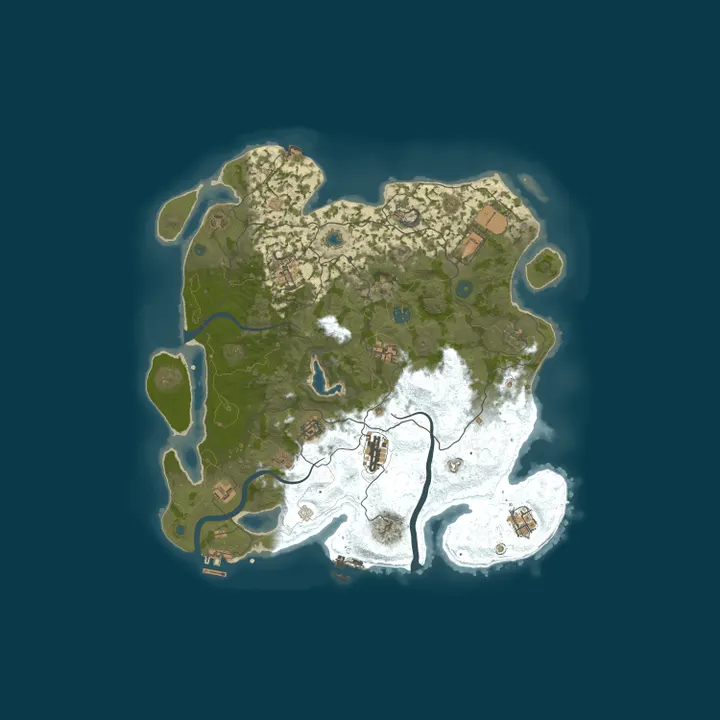 Map of Rust Server by nitrado.net