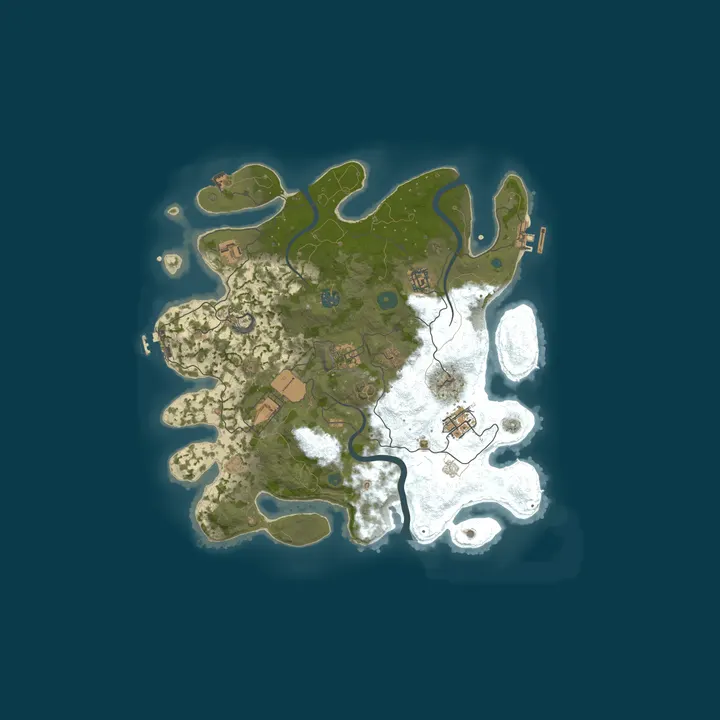 Map of Kitty Rust 2x - Solo/Duo/Trio - Monthly - Linux Friendly