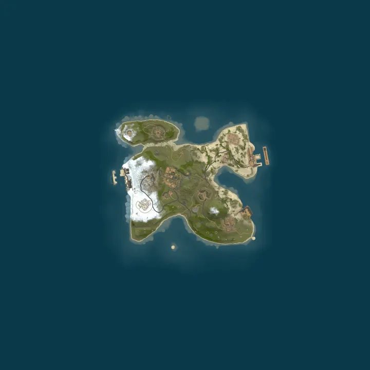 Map of Minun Oma Rust Palvelin