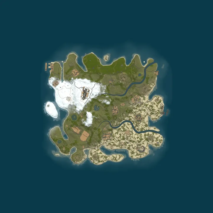 Map of [UZ] Rust Tashkent | 2x | Full Wipe | 02.10