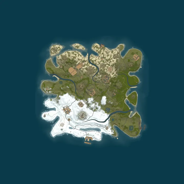 Map of RustyKing 5X | Solo Only | Easy Start - Fast Progress