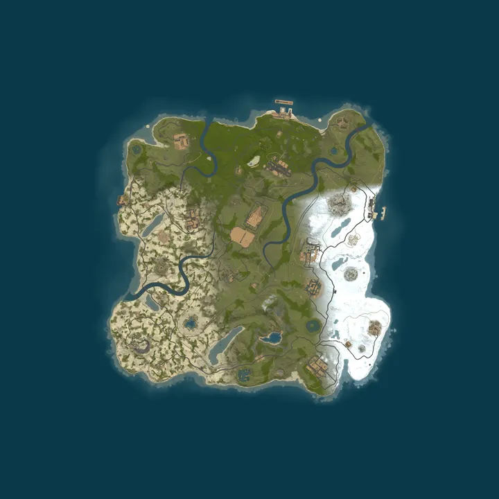 Map of HQM.GG EU 3x Monthly Solo/Duo - Skins - Pvp - ORP