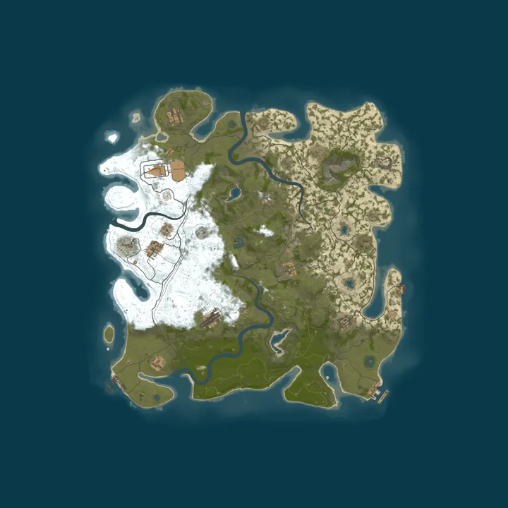 Map of [EU] Wilderness Trio 50% Upkeep | Monthly | No BP wipe