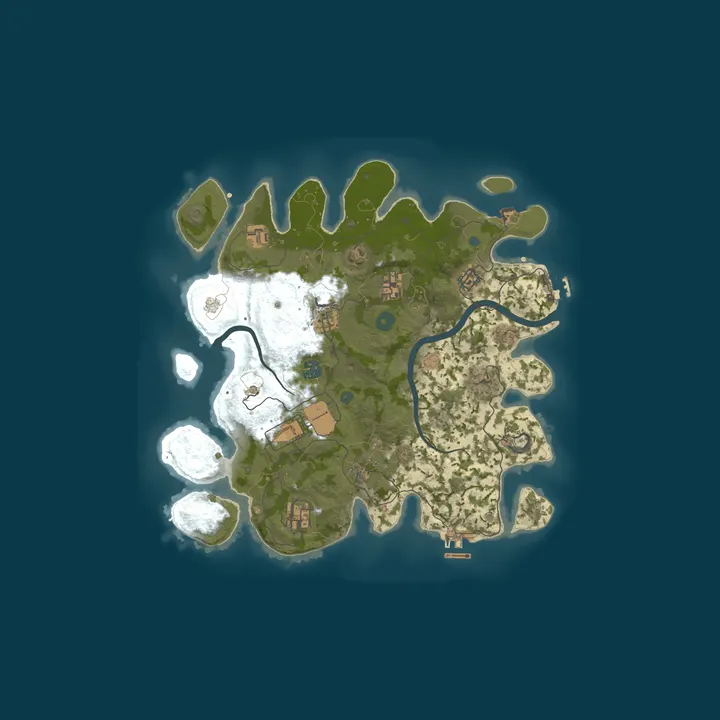 Map of ServTower Rust