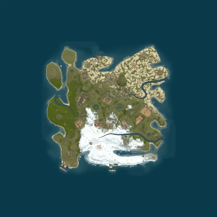 Map of FrostHaven Rust X3 | Solo/Duo/Trio | TP | KITS