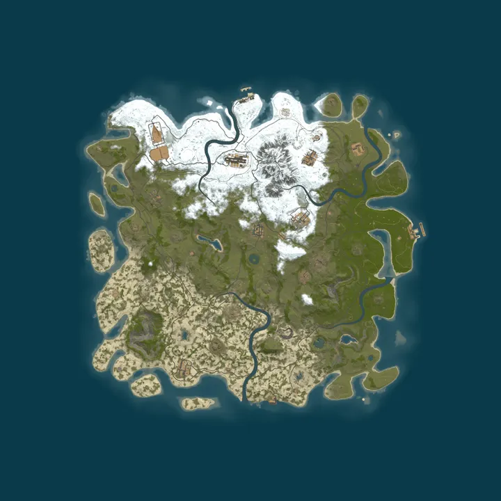 Map of ПЕПЕЛЬНЫЙ РУБЕЖ | RUST X2 | МОСКВА