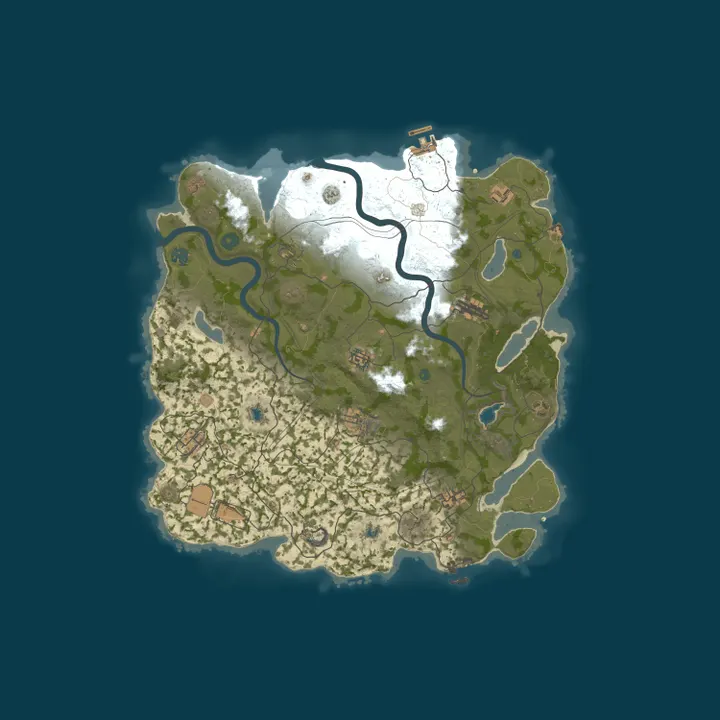 Map of Rusty Rascals | 2x Solo Only | Monthly | No BP Wipe