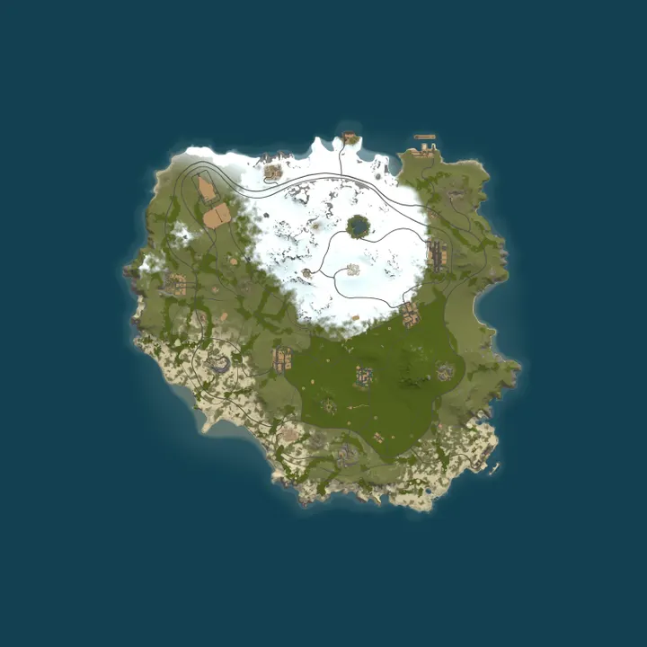 Map of Coconut Cove Pve