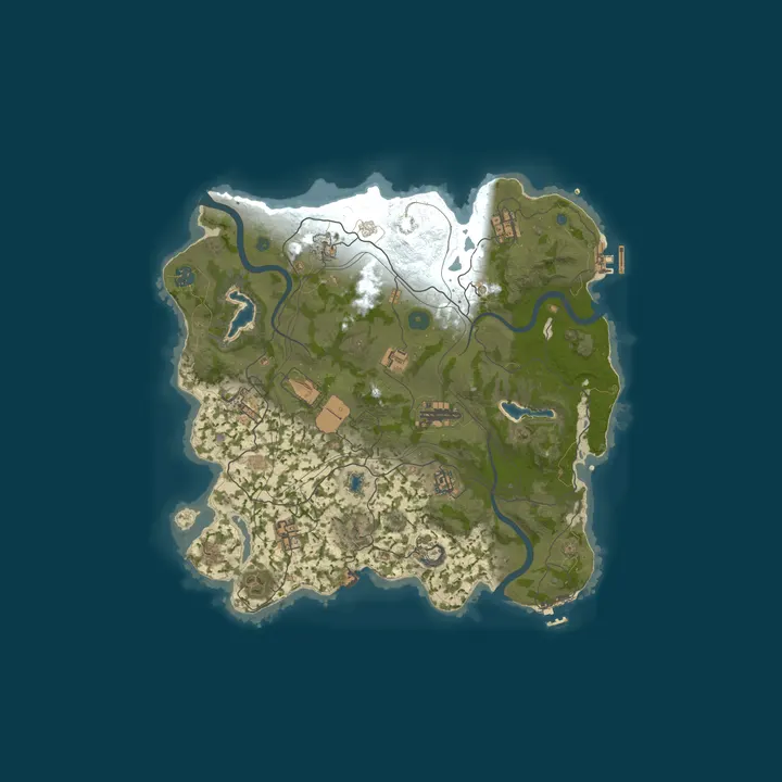 Map of HQM.GG EU 5x Monthly Solo Only - Skins - Pvp - ORP