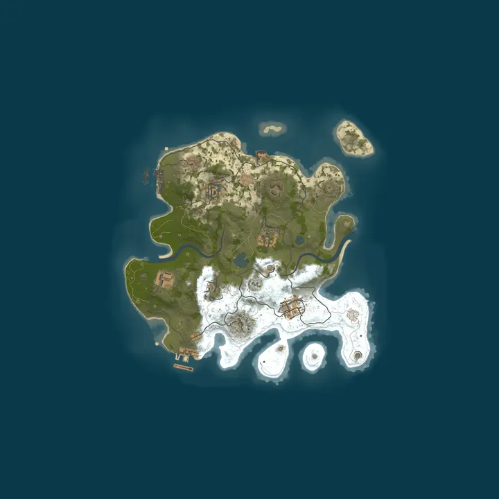 Map of Mon serveur Rust PVE