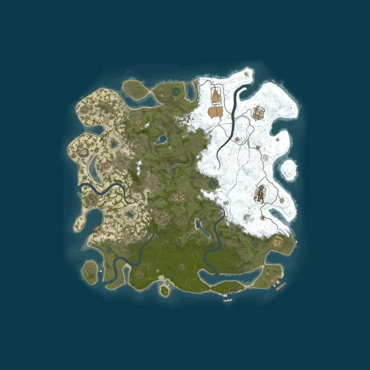 Map of [EU] TheNorthern 10x PVE+|Custom Weapon|Gold Scrap|Bosses