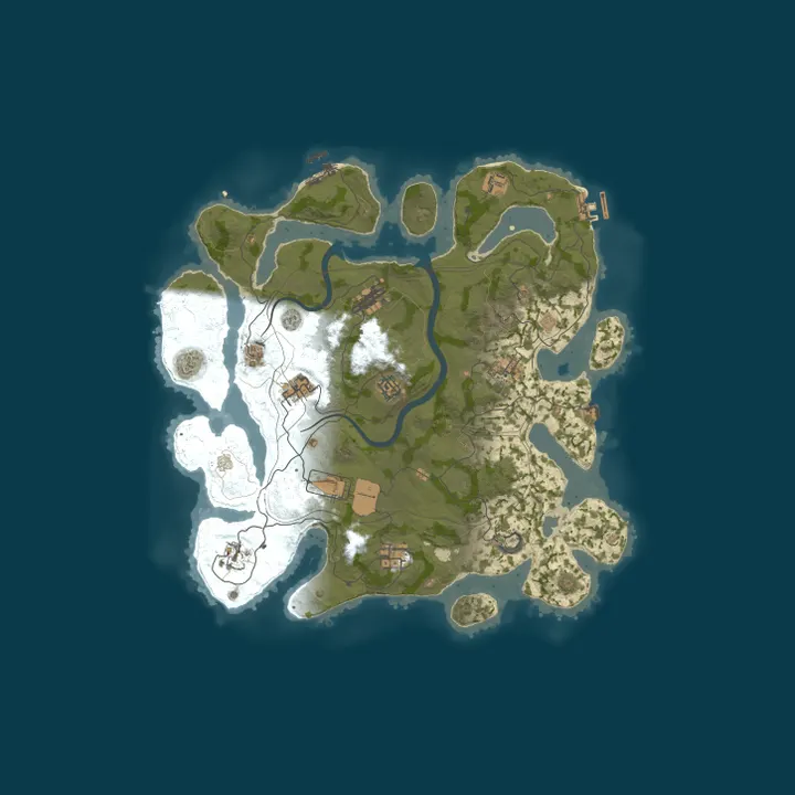 Map of HollowServers.co 10x Solo/Duo/Trio [Loot+|MyMini|Shop|PvP]