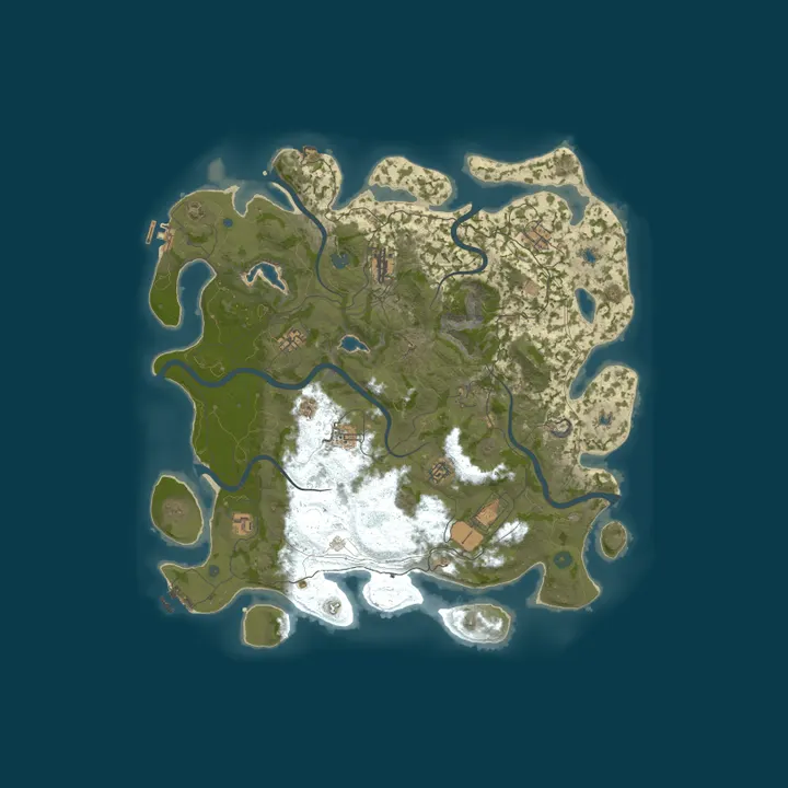 Map of Always Rainy - Vanilla 2X | Monthly | US