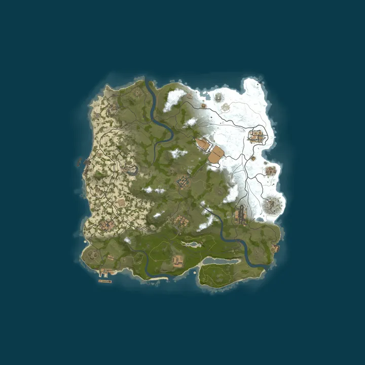 Map of Reddit.com/r/PlayRust - US Friday