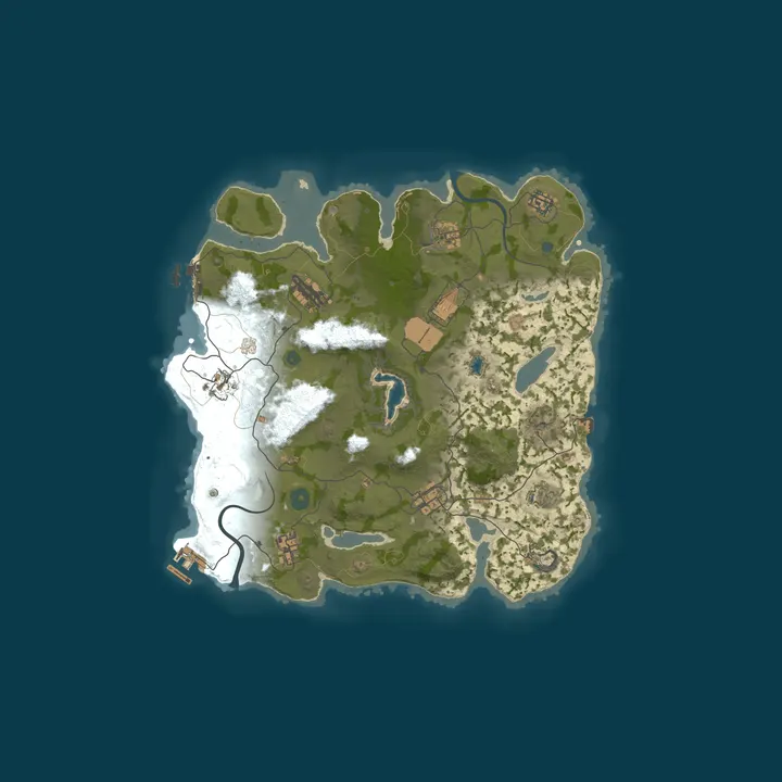 Map of DOPERUST.COM – 2X US Solo Only [Vanilla+|Noob Friendly|Monthl