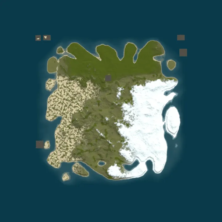 Map of Newbs PVE playground-HUB