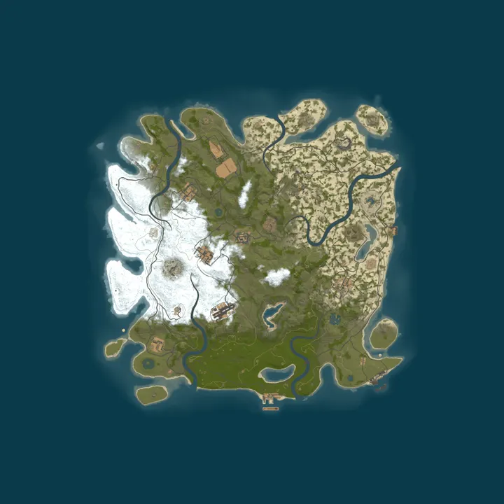 Map of ZLOY RUST 2x | ДЛЯ НОВИЧКОВ | RaidBases | Wipe 05.10