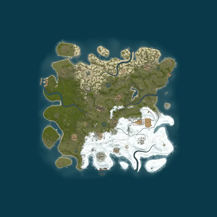 Map of [RU] MATRIX RUST | VANILLA X2 | WIPE 01.10